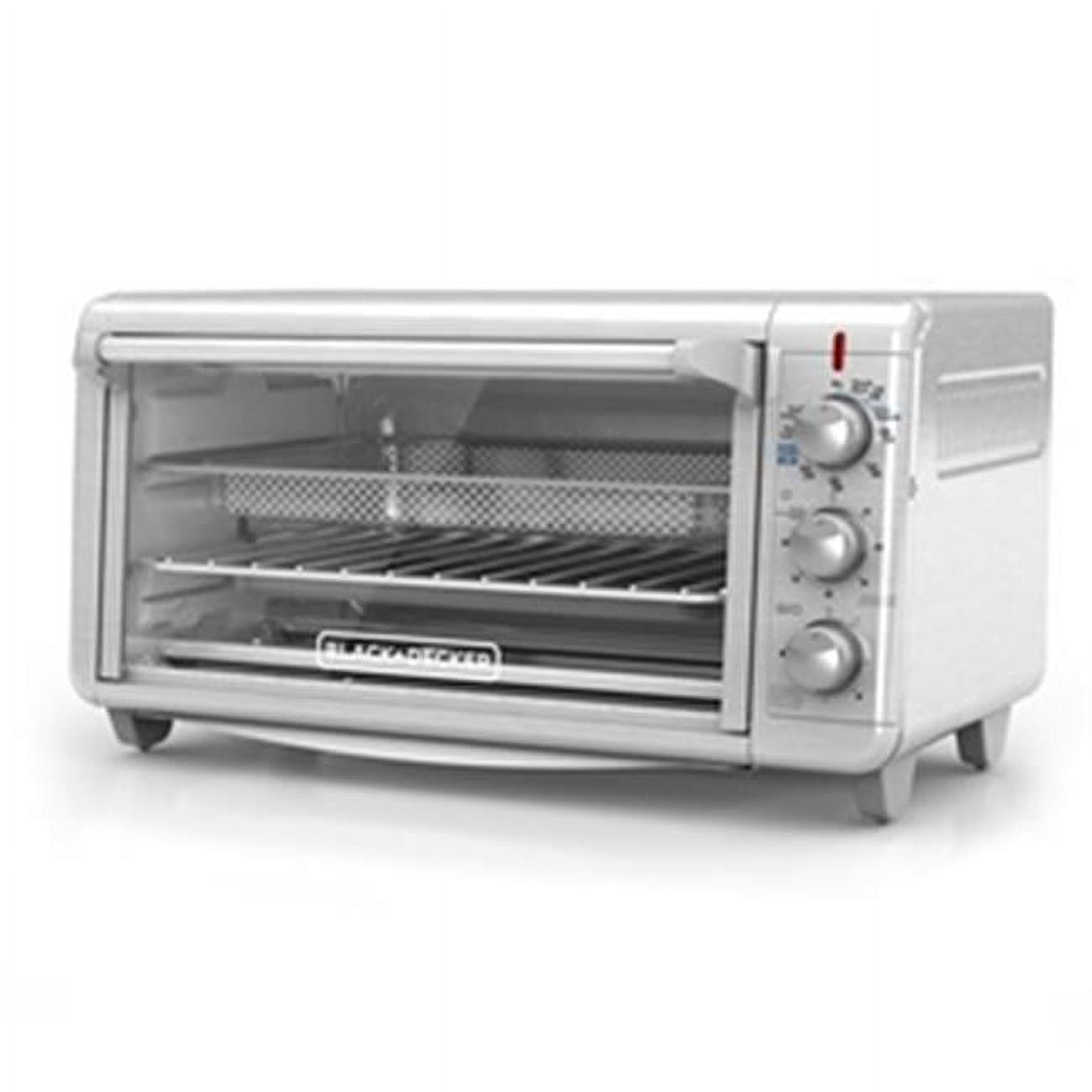 Spectrum Extra Wide Crisp N Bake Air Fry Toaster Oven Silver