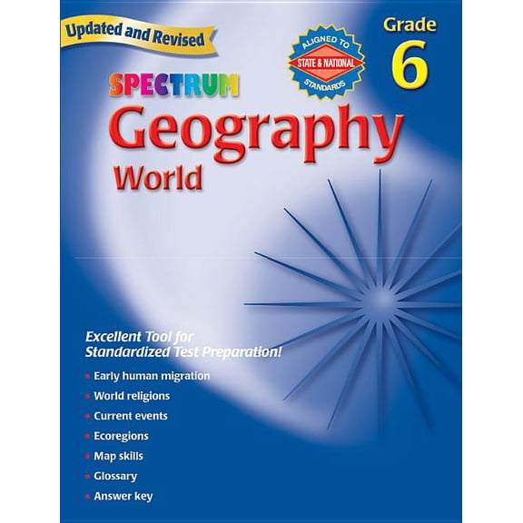 Pre-Owned Spectrum: Geography, Grade 6 : The World (Paperback)
