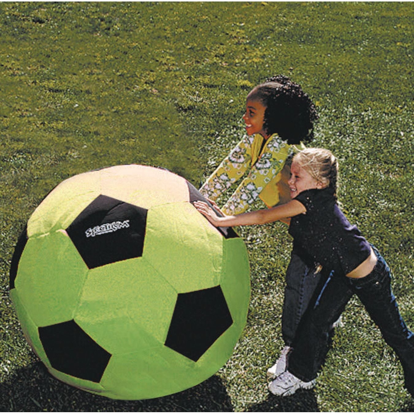 Spectrum™ Giant Neon Soccer Ball, 36", Green