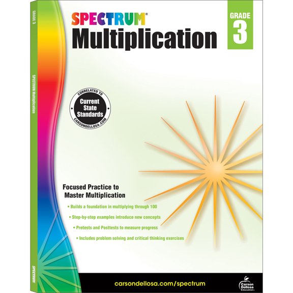 Pre-Owned Multiplication Workbook, Grade 3: Volume 112 (Paperback) 1483804747 9781483804743