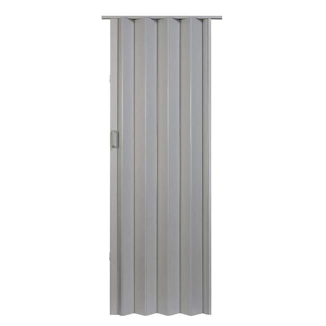 Dove Grey PVC Folding Closet Door 36" x 80"