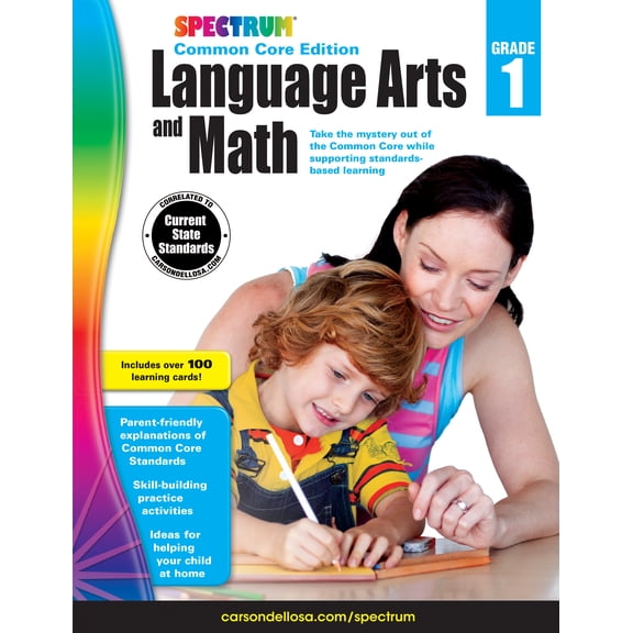 Pre-Owned Spectrum Language Arts and Math, Grade 1: Common Core Edition (Paperback)