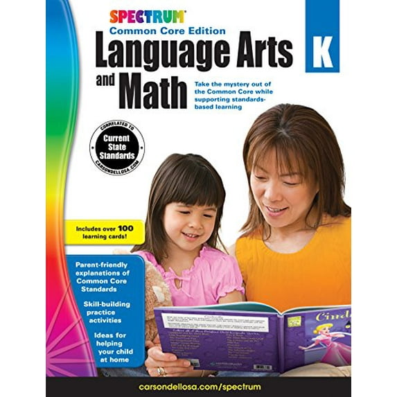 Pre-Owned Spectrum Language Arts and Math, Grade K, 9781483805962, 1483805964, Paperback,