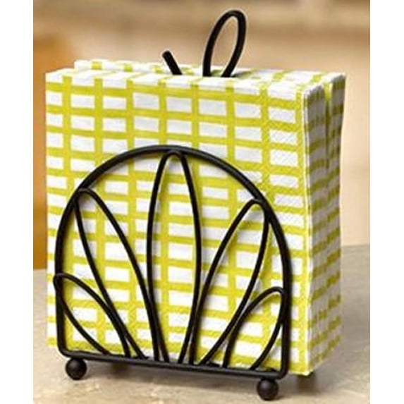 Spectrum Leaf Napkin Holder - Color: Black