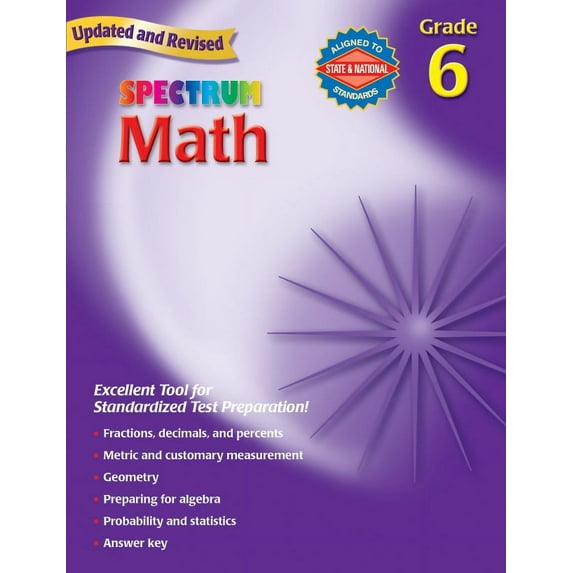 Spectrum: Math, Grade 6 (Paperback)