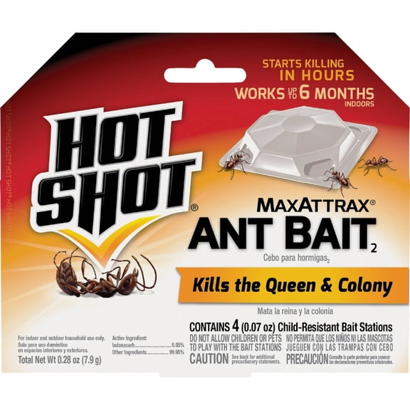 Spectrum MaxAttract Ant Bait - Ant Killer Bait - Set of 12  Residential Use, Standard Application