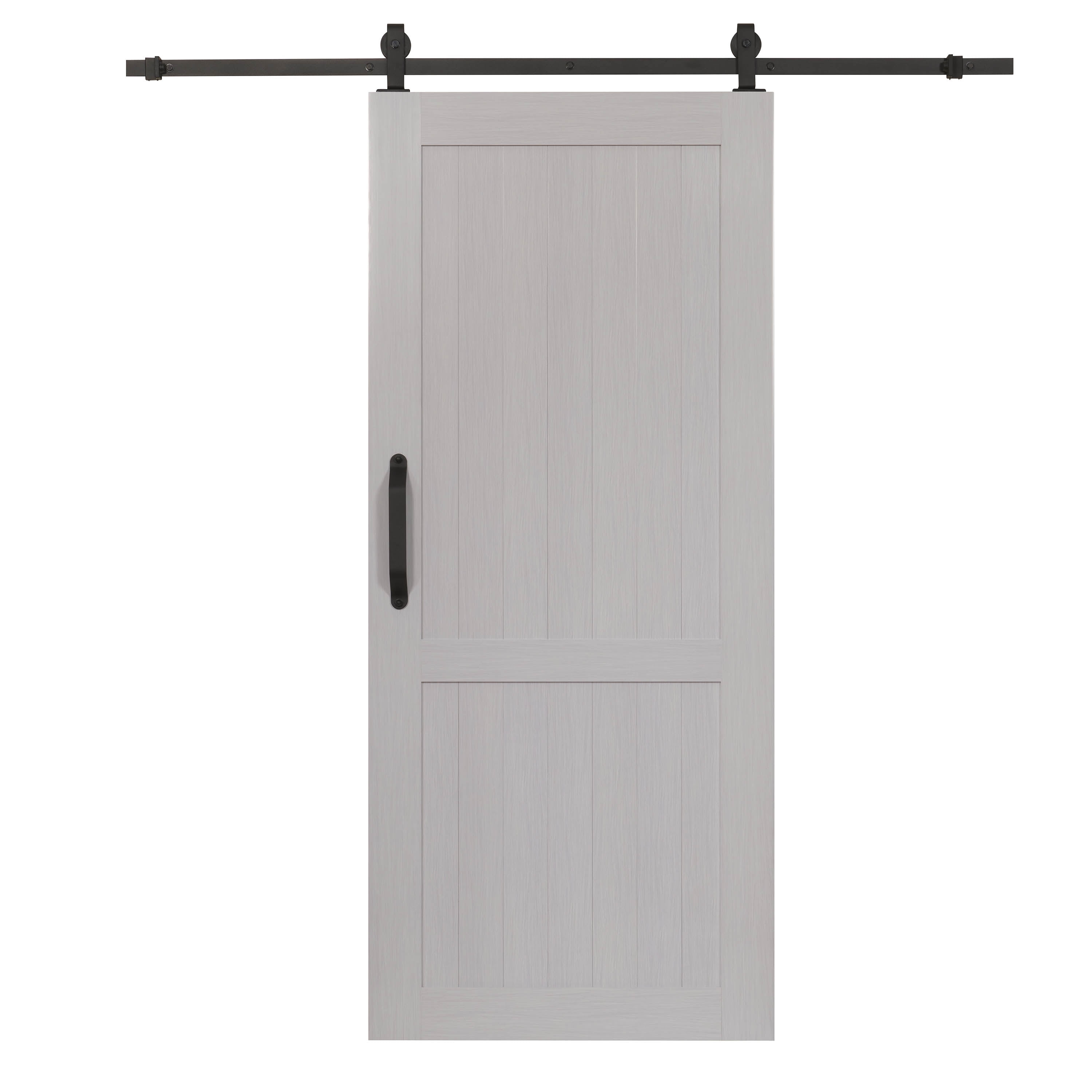 Barley PVC 36" x 84" H-Style Barn Door Kit