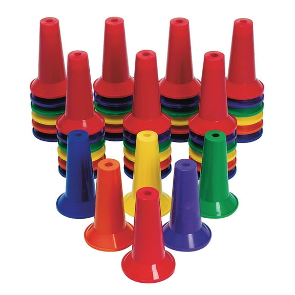 Spectrum Mini Cone Set, 6-1/4"H (Set of 48)