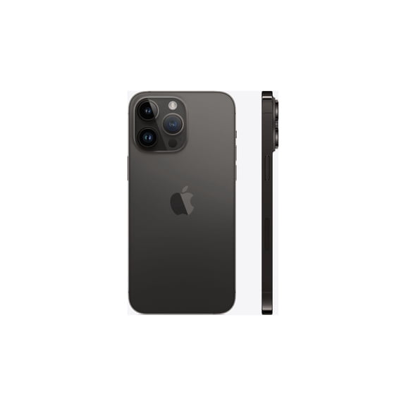 Restored Spectrum Mobile, Apple iPhone14 Pro Max, Cell Phone, 128GB, 6GB RAM, Face ID, accelerometer, gyro, proximity, compass, barometer. Ultra Wideband (UWB) support. Emergency SOS via satellite (SMS sending/receiving), Space Black