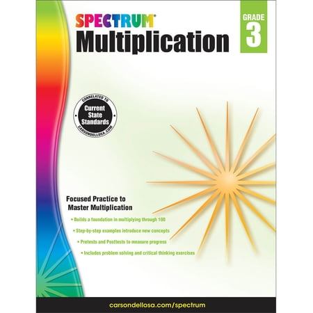 Spectrum Multiplication Workbook, Grade 3: Volume 112, (Paperback)