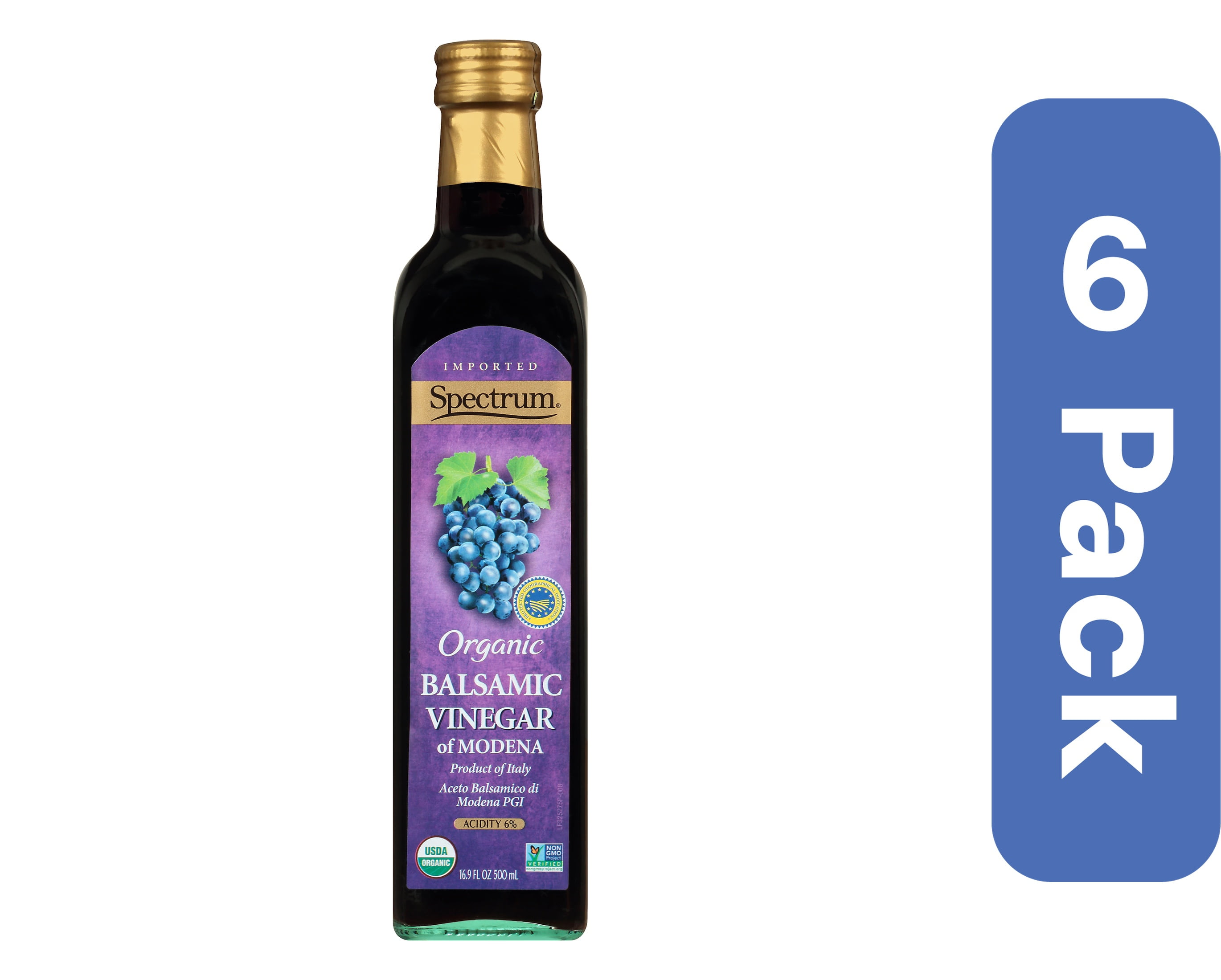 Spectrum Naturals Balsamic Vinegar 16.9 oz (Pack Of 6)