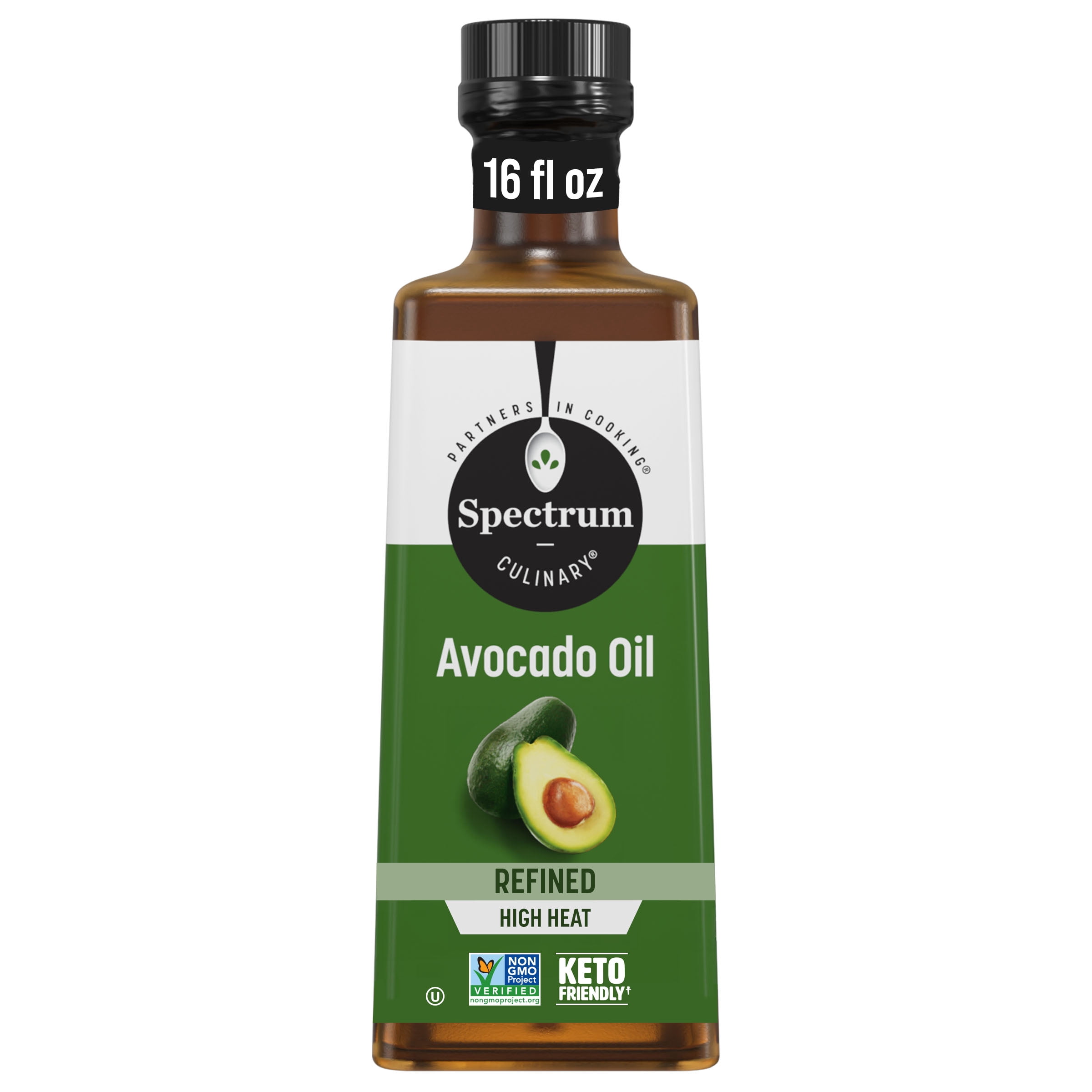 Spectrum Naturals Cold Pressed Refined Avocado Oil, 16 fl oz