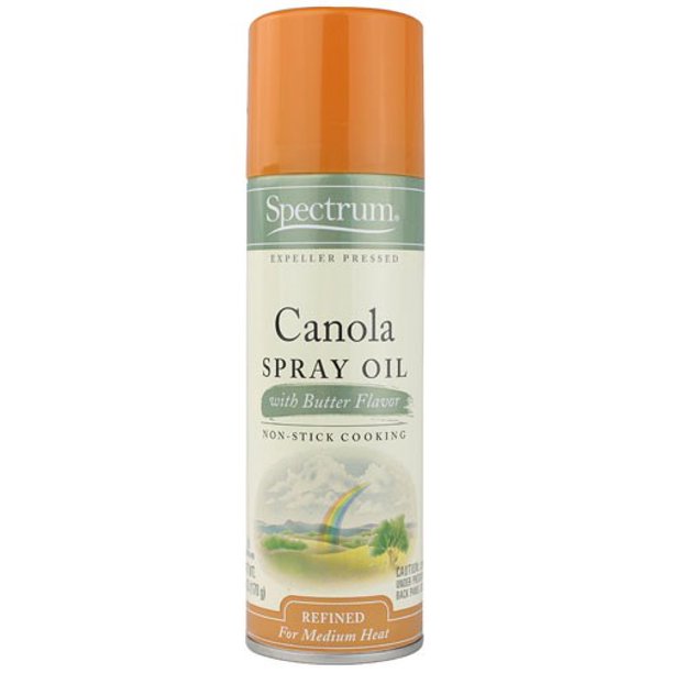 Spectrum Naturals Expeller Pressed Refined Canola Spray Oil, Butter