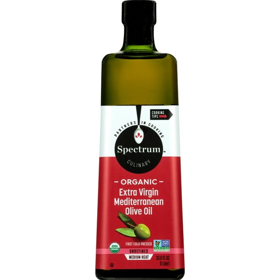 Spectrum Naturals Extra Virgin Olive Oil Mediterranean 32 fl oz (Pack of 6)