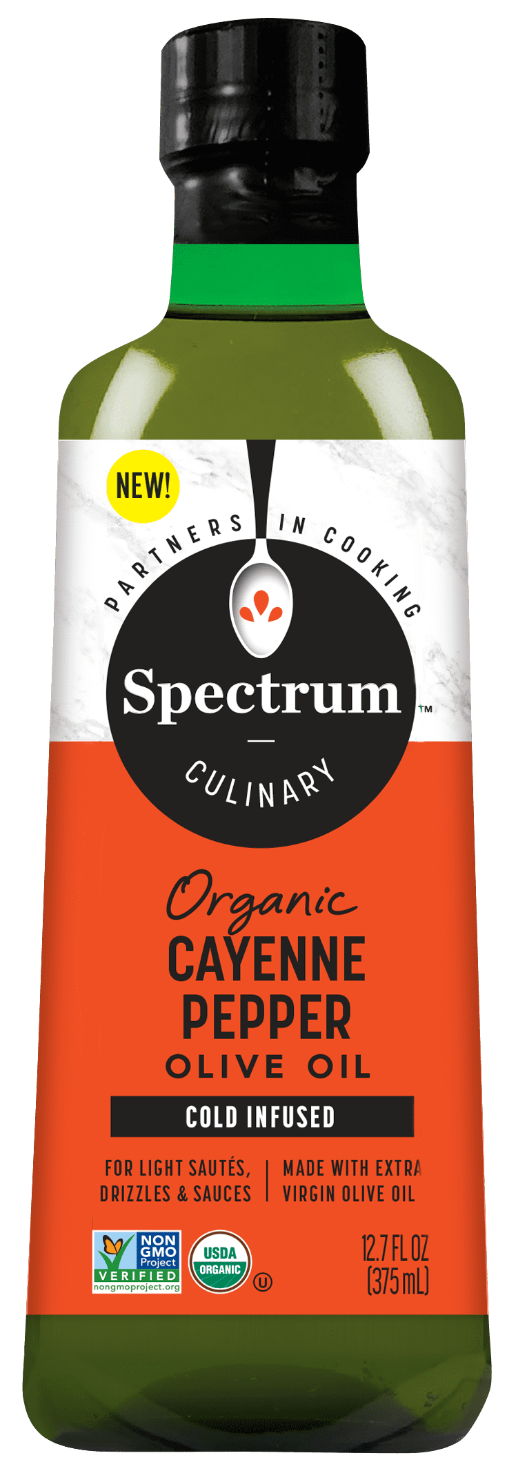 Spectrum Naturals Organic Cayenne Pepper Olive Oil, 12.7 fl oz
