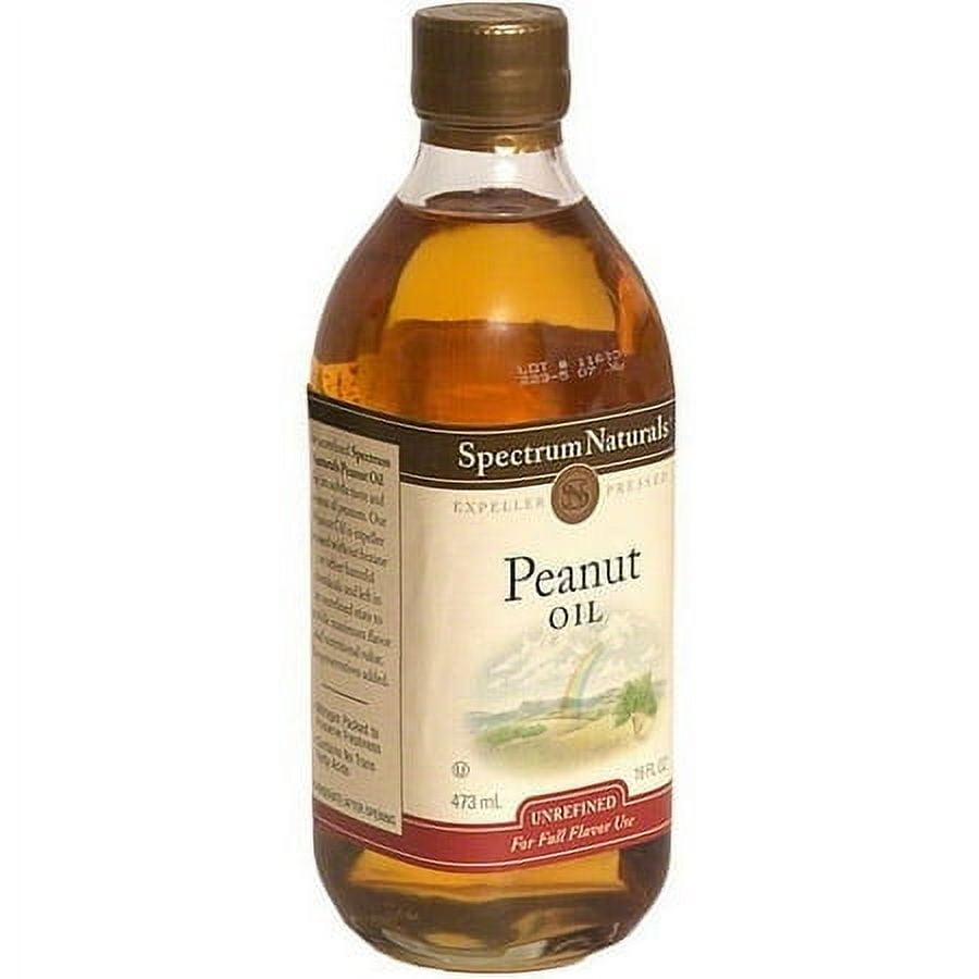 Spectrum Naturals Peanut Oil, 16 oz (Pack of 6)