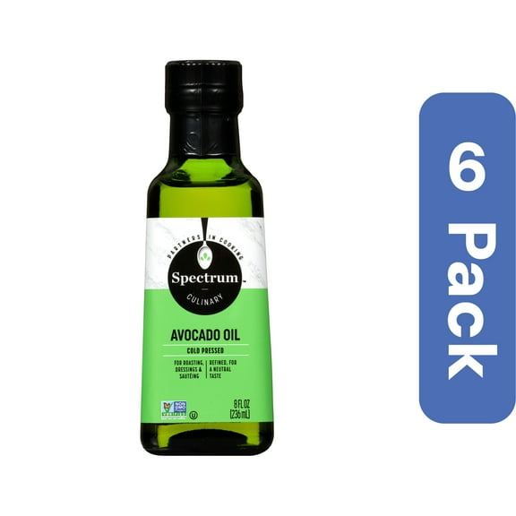 Spectrum Naturals Refined Avocado Oil 8 oz (Pack Of 6)