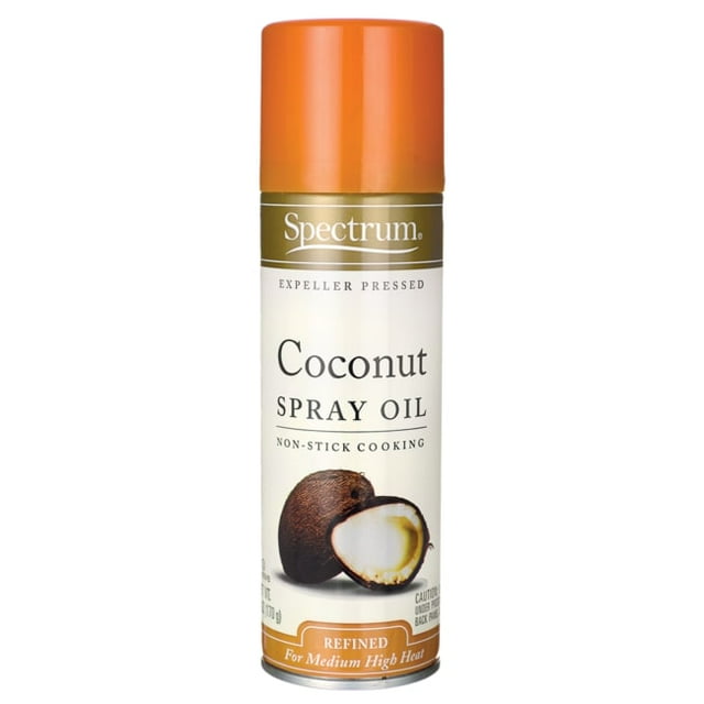 Spectrum Naturals Refined Non Stick Coconut Oil Cooking Spray 6 Oz