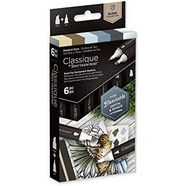 Spectrum Noir Classique Blend Alcohol Marker Dual Nib Pens SetShade