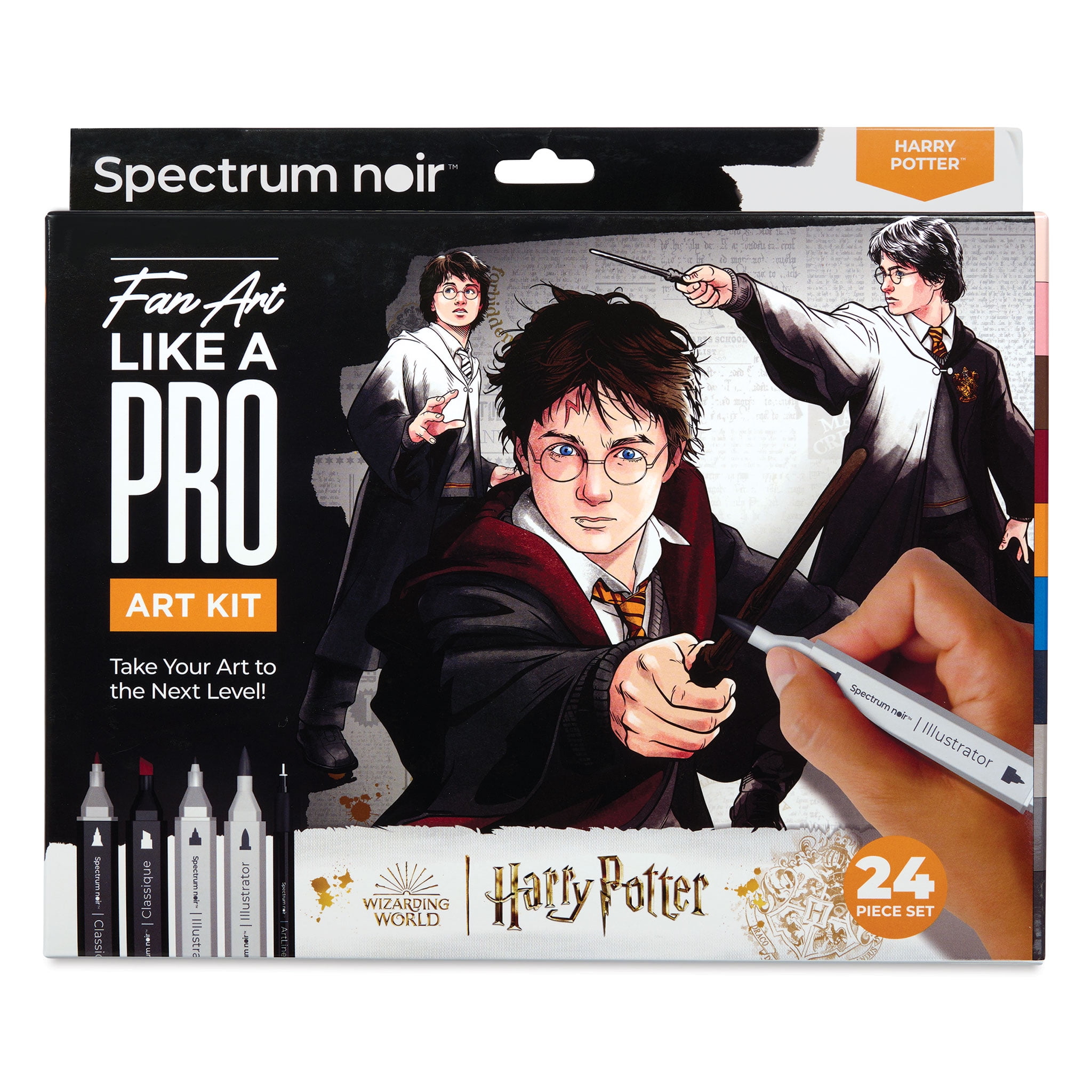 Spectrum Noir Harry Potter Pro Fan Art Markers - Harry Potter, Kit of 24