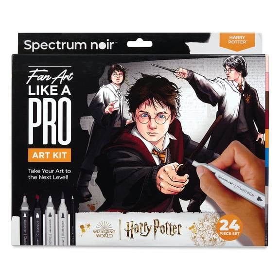 Spectrum Noir Harry Potter Pro Fan Art Markers - Harry Potter, Kit of 24