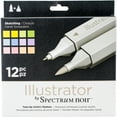 thumbnail image 1 of Spectrum Noir Illustrator Twin Tip Markers 12/Pkg-Sketching, 1 of 3