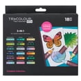 thumbnail image 1 of Spectrum Noir TriColour Brush Markers - Set of 18, 1 of 1