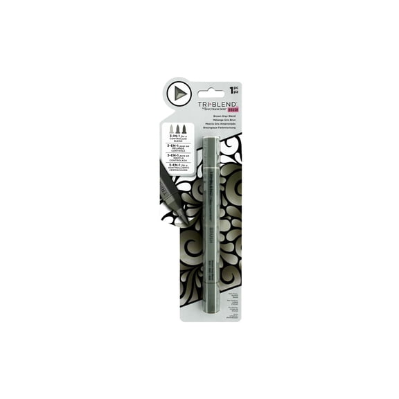 Spectrum Noir Triblend Brush Marker-Brown Grey Blend