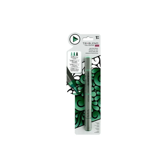 Spectrum Noir Triblend Brush Marker - Jade Green Blend