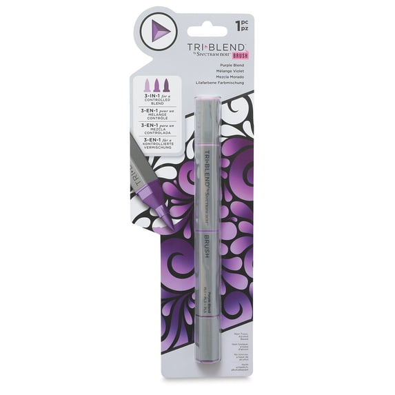 Spectrum Noir Triblend Brush Marker - Purple Blend