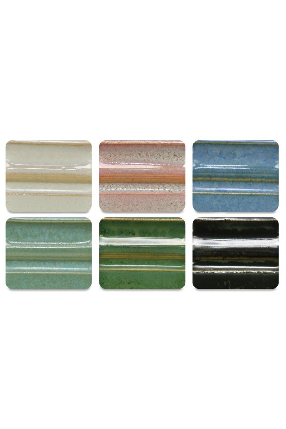Nova Stoneware Glazes - Set of 6, Pint