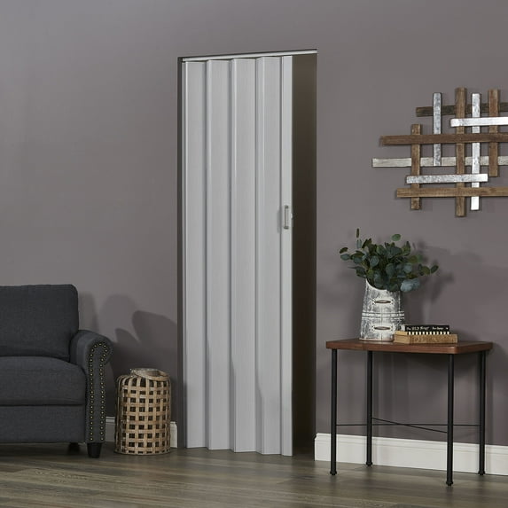 Spectrum Oakmont PVC Folding Door fits 36"w x 80"h Dove Grey