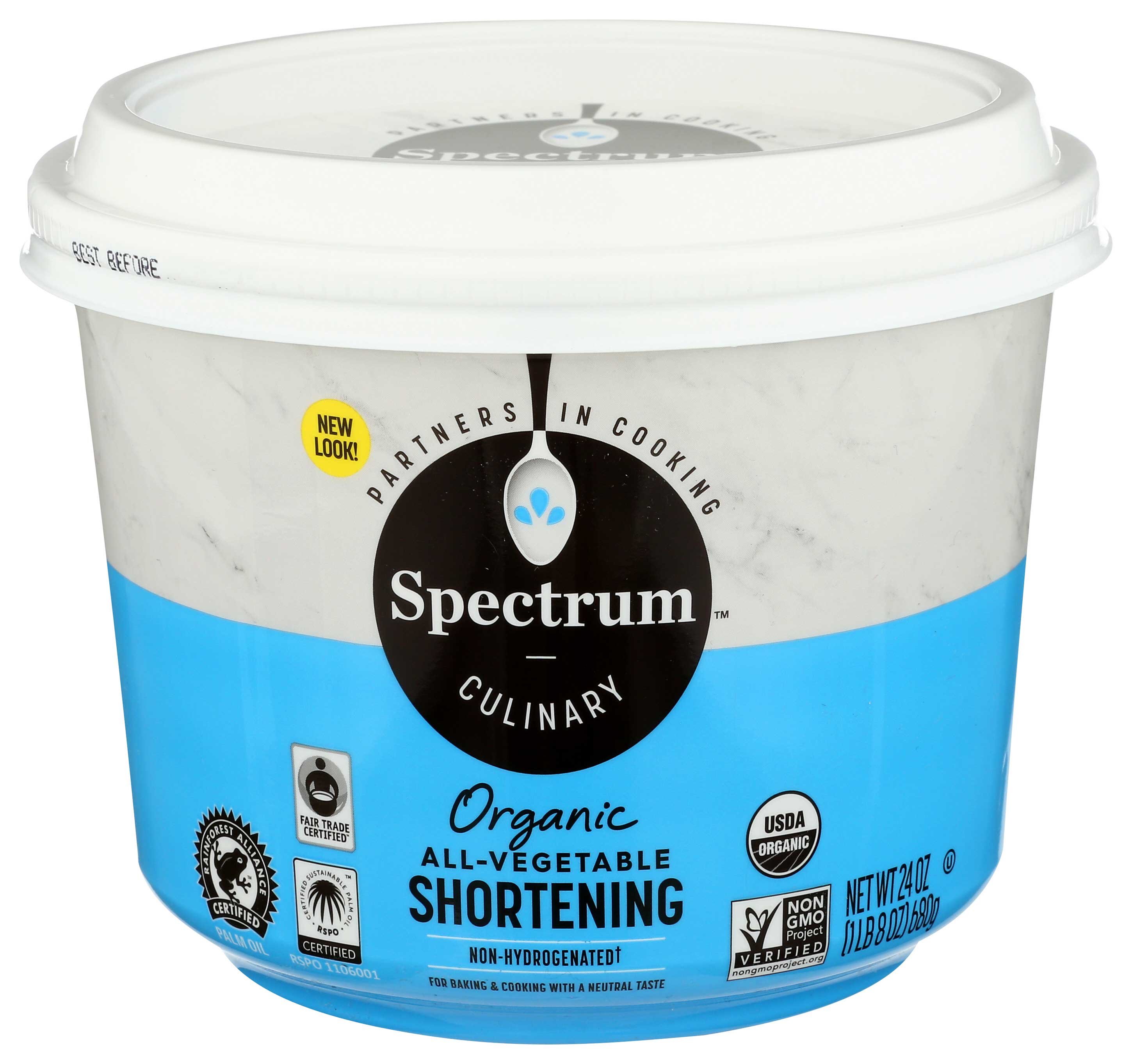 Spectrum Organic All Vegetable Shortening, 24 Ounce 12 per case