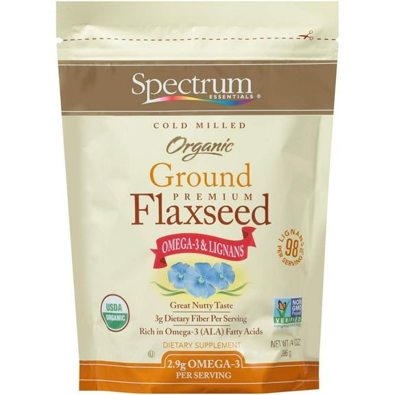 Spectrum Organic Ground Flaxseed 14 oz