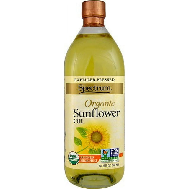 Spectrum Organic High Heat Sunflower Oil, 32 FL oz