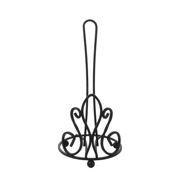 Spectrum Patrice Paper Towel Holder, Black