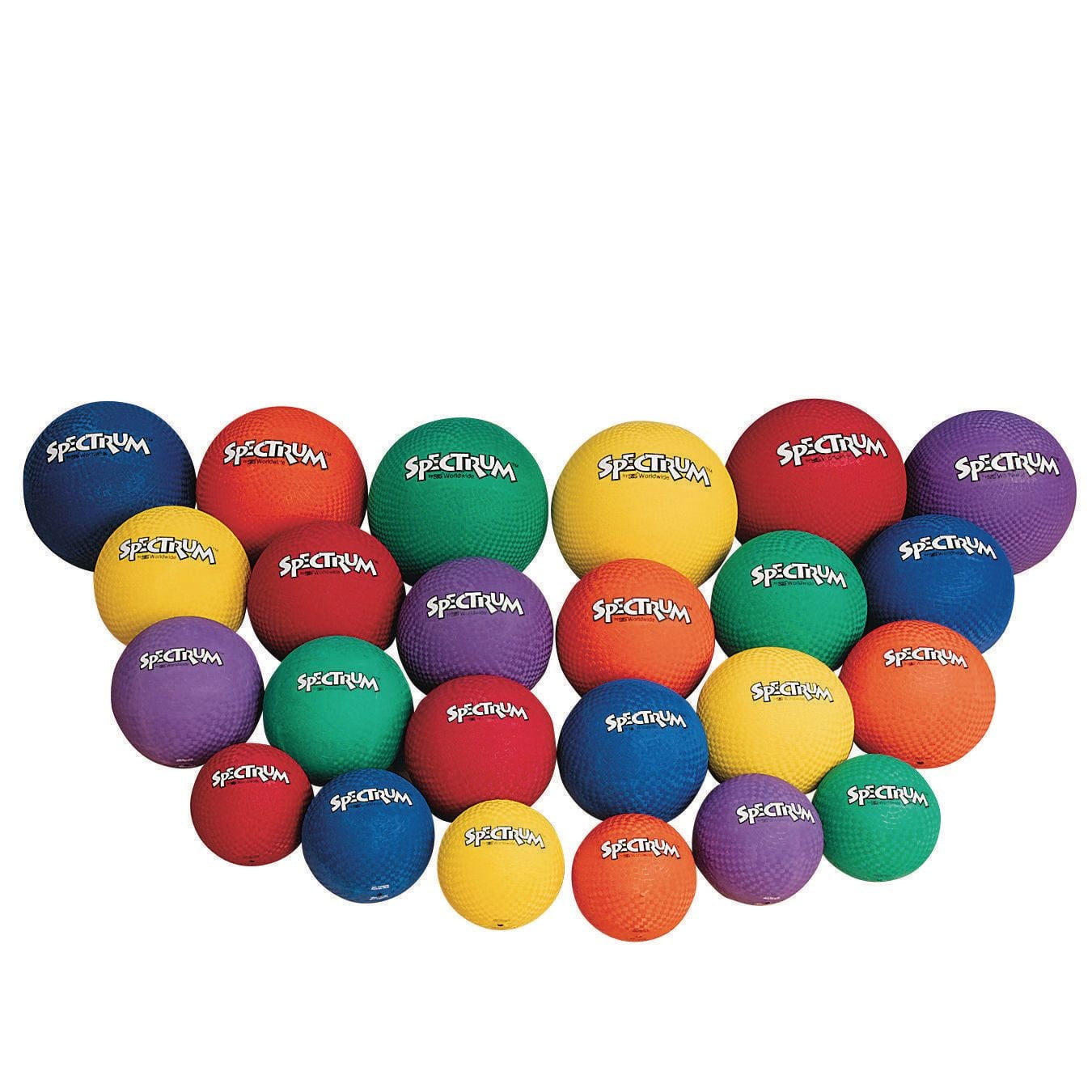 S&S Worldwide Spectrum Playground Balls, 8-1/2. Classic 2-Ply