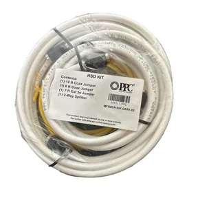 New! Spectrum Ppc Hsd Kit - 12' & 6' Coax, 7' Cat 5E, 2-Way Splitter, 606211-Ppc