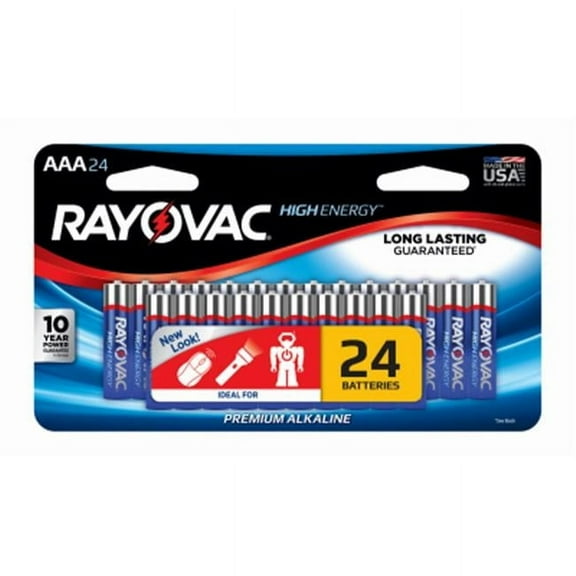 Spectrum-Rayovac AAA Alkaline Batteries - Pack of 24