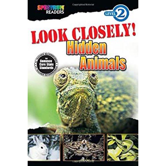 Pre-Owned Look Closely! Hidden Animals: Level 2 (Paperback) 1623991447 9781623991449