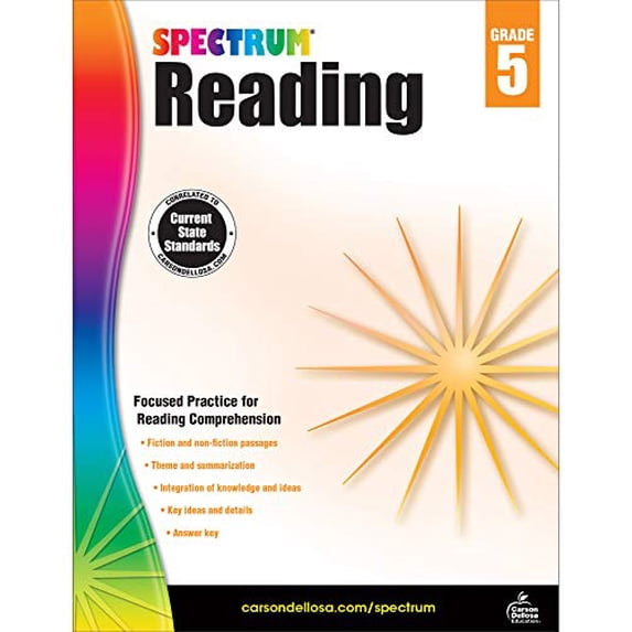 Pre-Owned Spectrum Reading Workbook, Grade 5: Volume 24 (Paperback) 1483812189 9781483812182