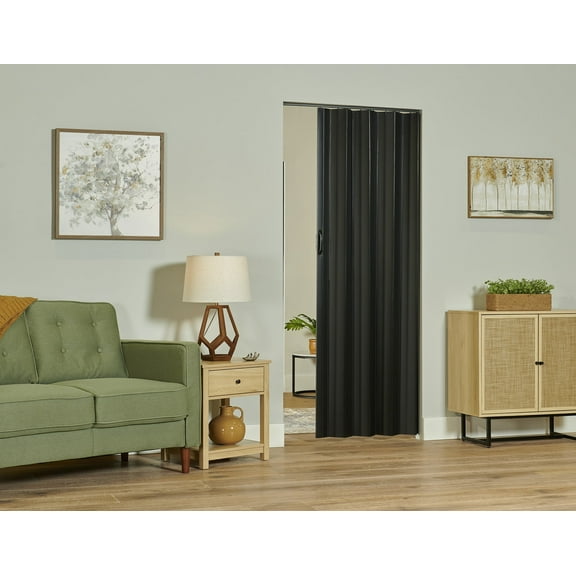 Spectrum Sienna 36"x80" Vinyl Folding Door Black
