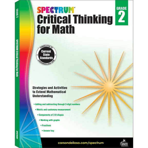 Spectrum Spectrum Critical Thinking for Math, Grade 2: Volume 44, (Paperback)