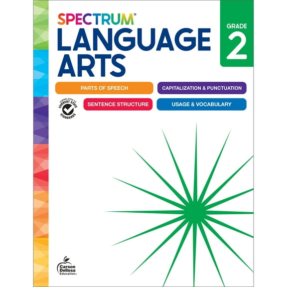 Spectrum Spectrum Language Arts Workbook, Grade 2, (Paperback)
