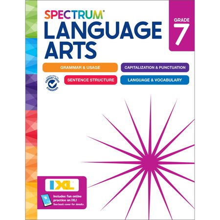 Spectrum Language Arts Workbook (192 pages) Grade 7