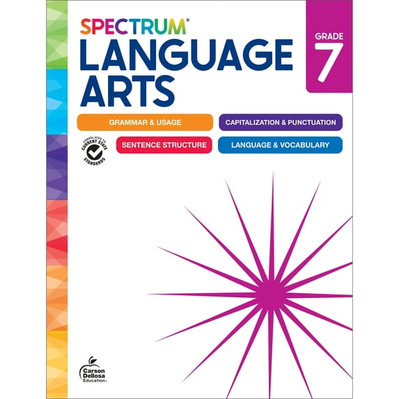 Spectrum Spectrum Language Arts Workbook, Grade 7, (Paperback)