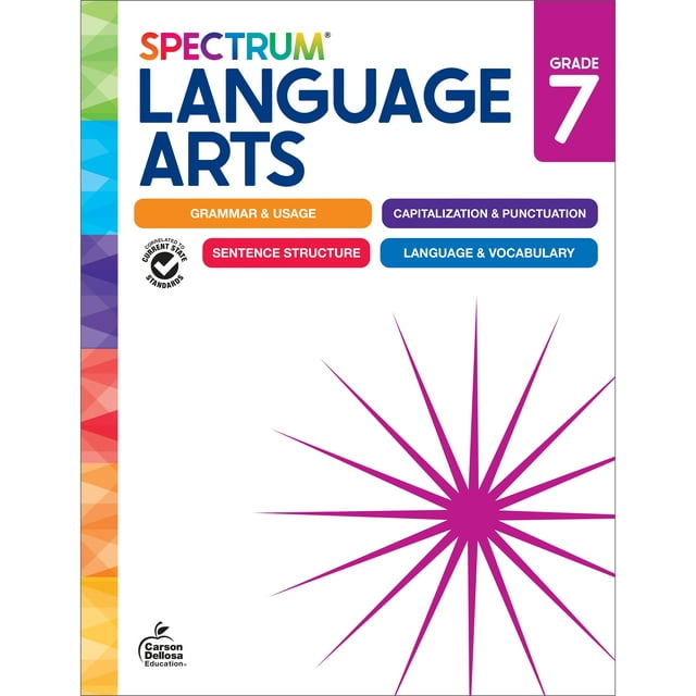 Spectrum: Spectrum Language Arts Workbook, Grade 7 (Paperback)
