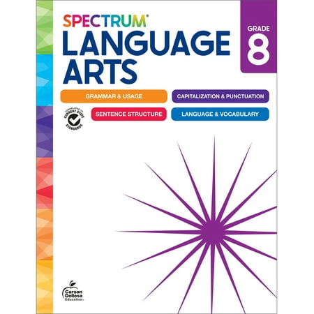 Spectrum Spectrum Language Arts Workbook, Grade 8, (Paperback)