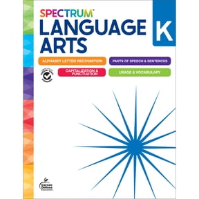 Spectrum Spectrum Language Arts Workbook, Grade K, (Paperback)