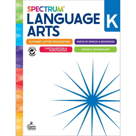 Spectrum Spectrum Language Arts Workbook, Grade K, (Paperback)